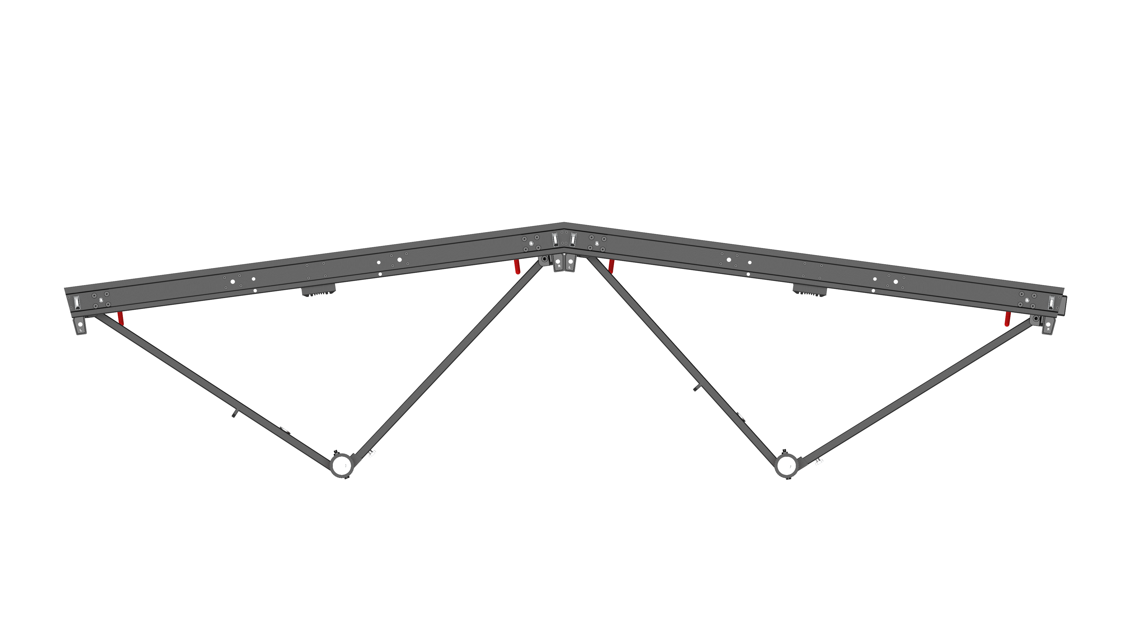 INFiLED transparent screen TITAN-X series positive and negative angle diagram