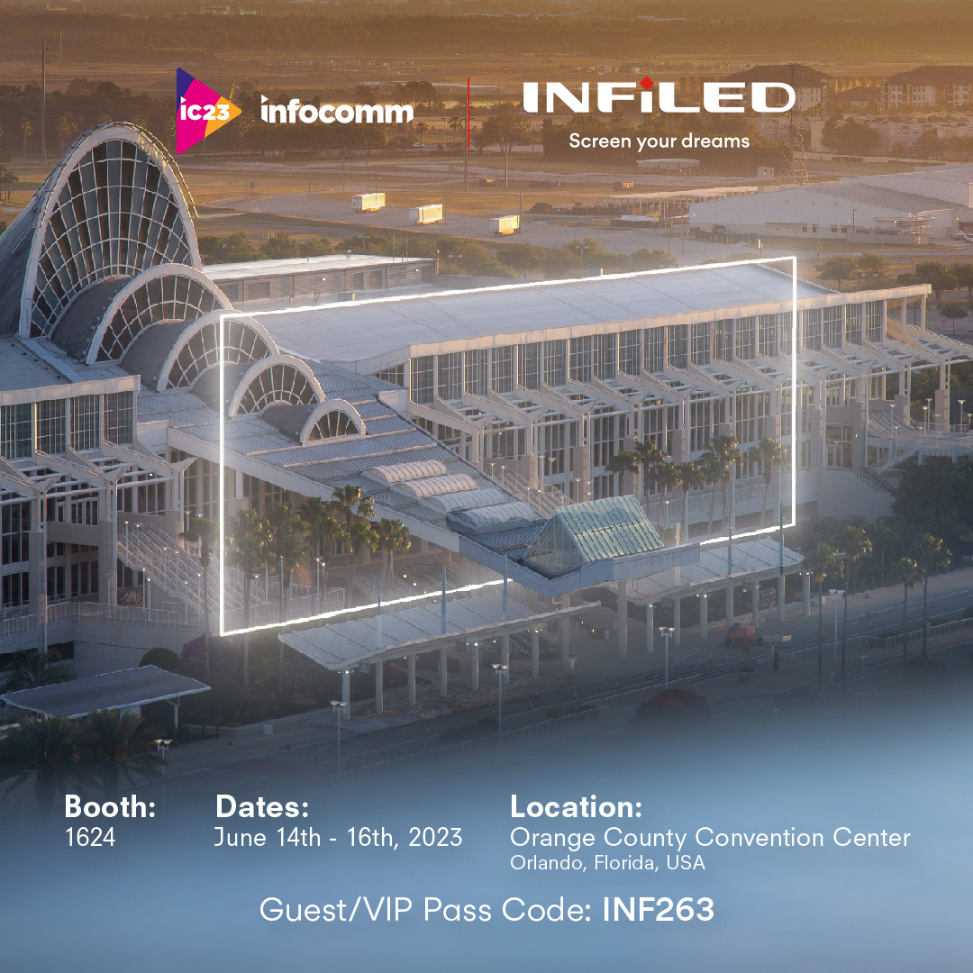 INFiLED US infocomm 2023 exhibition invitation letter