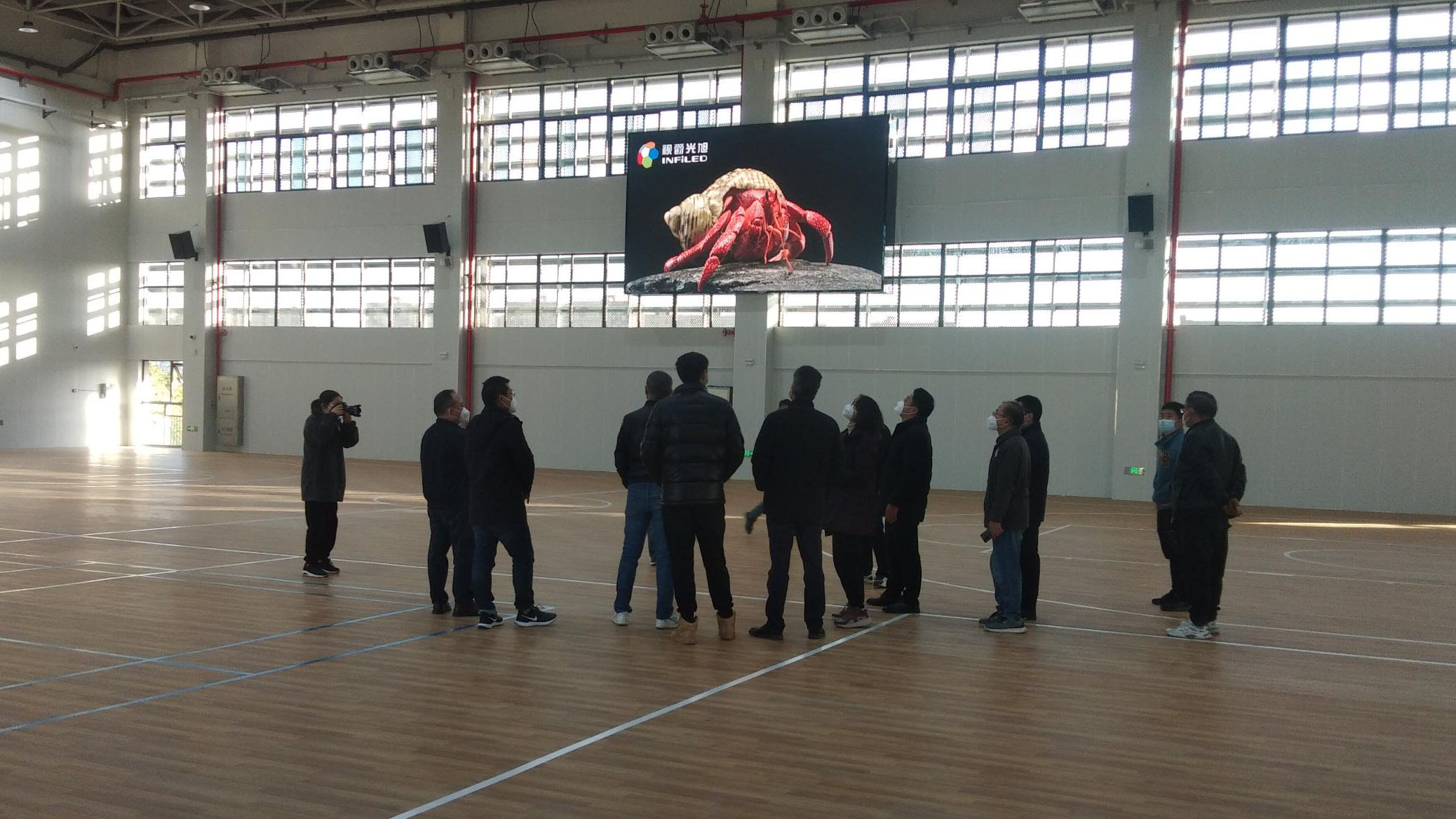 INFiLED installs superior LED screens in Jinshan Tinglin High School